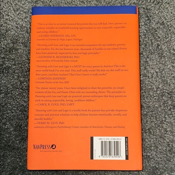Parenting with Love & Logic Book - Orange Cover - Picture 2 of 3